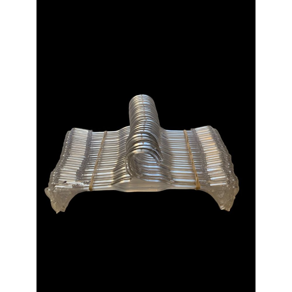 26 Pieces Clear Plastic 11” Plastic Lingerie Bra